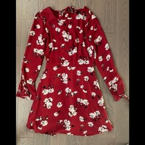 Red floral DYNAMITE Dress